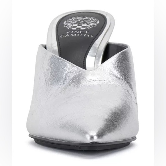 Vince Camuto Bridget High Heel Mule Pumps in Silver - Picture 6 of 14